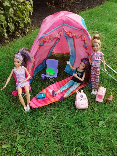 Barbie sisters camping playset - barbie,