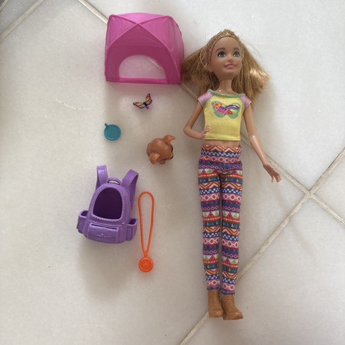 Barbie stacie camping doll and - stacie,