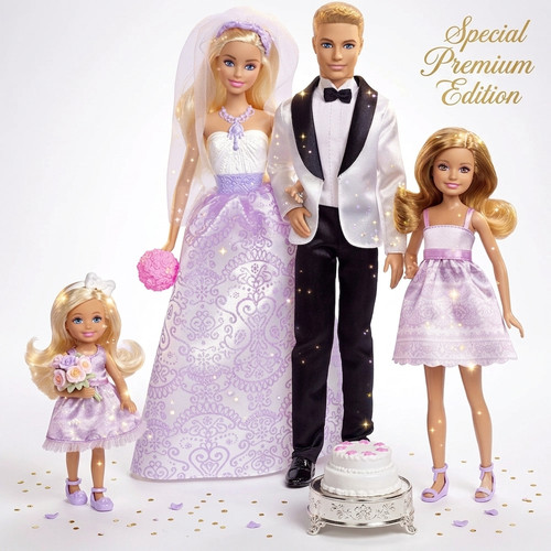 Barbie wedding gift set - gift, dolls