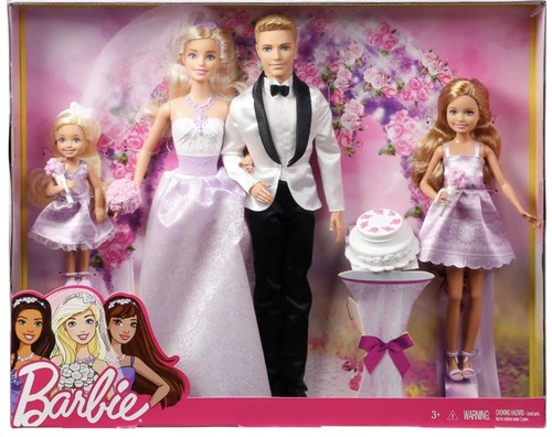 Barbie wedding gift set pack - gift,