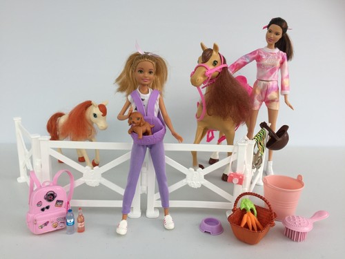 Barbie stacie horse - stacie, puppy