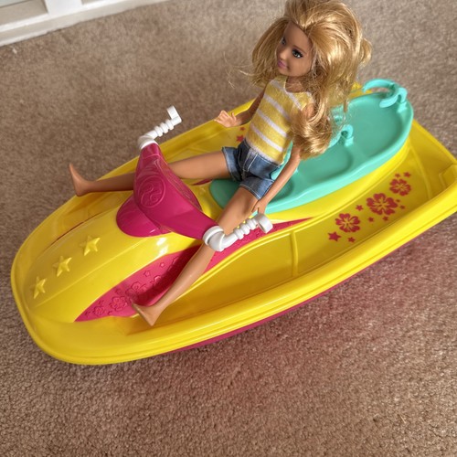 Barbie yellow jet ski - yellow,