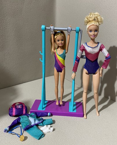 Barbie gymnastics playset - 🧡,