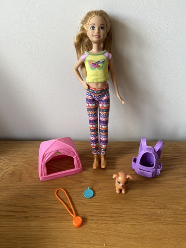 Barbie takes two camping - it,