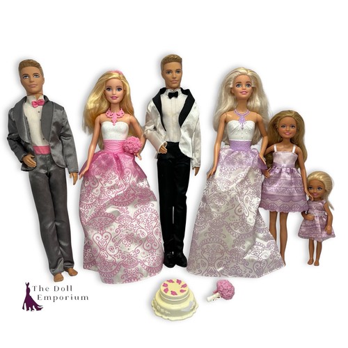 Barbie dolls purple pink - barbie,
