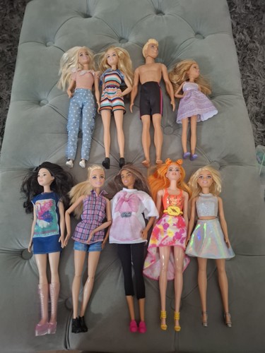 Large barbie joblot including - large,