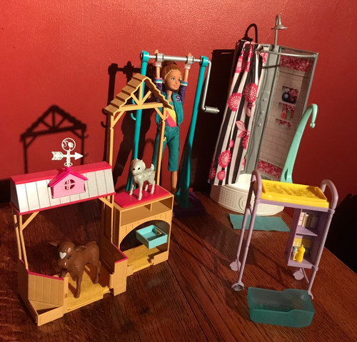 Barbie doll shower vet - shower,,