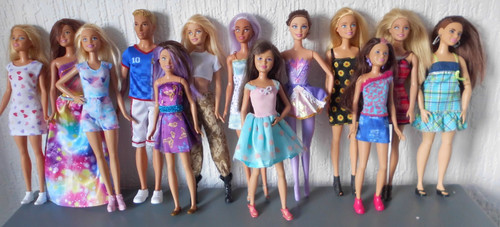 Barbie dolls fully dressed - barbie, ~